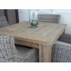 1m Reclaimed Teak Taplock Dining Table with 4 Donna Chairs  - 2